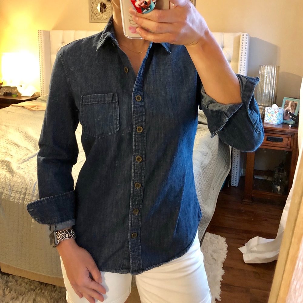 Banana Republic Denim Button Down